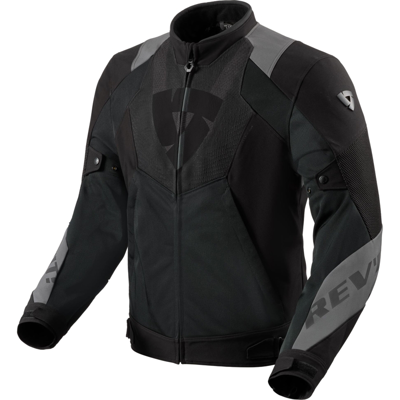Giacca da moto Revit Hyperspeed 3 GT Air nera-grigia