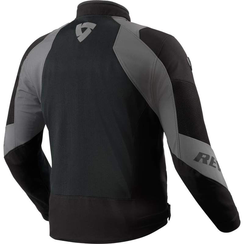 Giacca da moto Revit Hyperspeed 3 GT Air nera-grigia