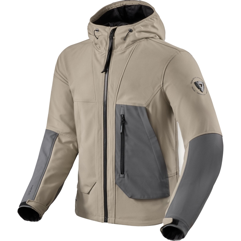 Giacca da moto Revit Boson grigio sabbia