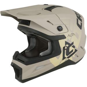 Casco da motocross per bambini Cassida Cross Cup 2 Alta Junior grigio sabbia opaco