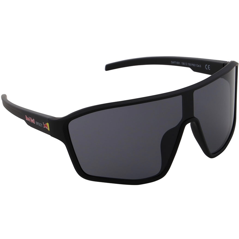 Occhiali da sole Red Bull Spect Daft neri con lenti fumé