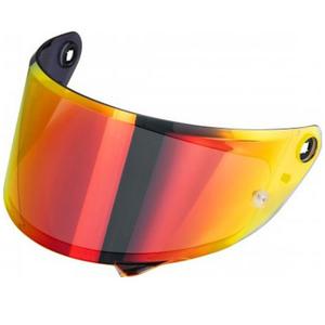 Visiera a specchio rossa HJC HJ-48