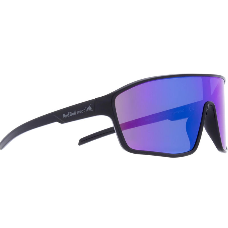 Occhiali da sole Red Bull Spect Daft neri con lenti viola