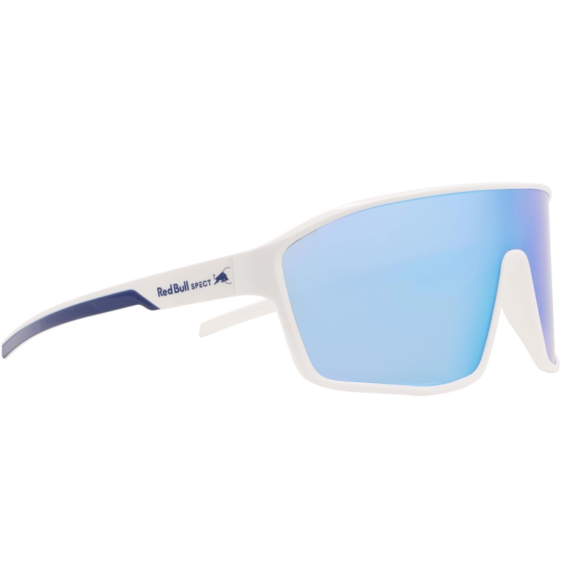Occhiali da sole Red Bull Spect Daft bianchi con lenti blu
