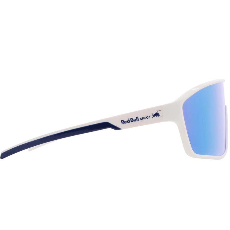 Occhiali da sole Red Bull Spect Daft bianchi con lenti blu