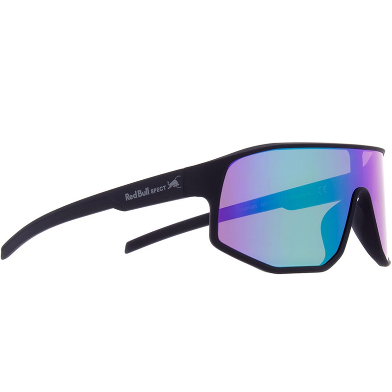 Occhiali da sole Red Bull Spect Dash neri con lenti verde-viola