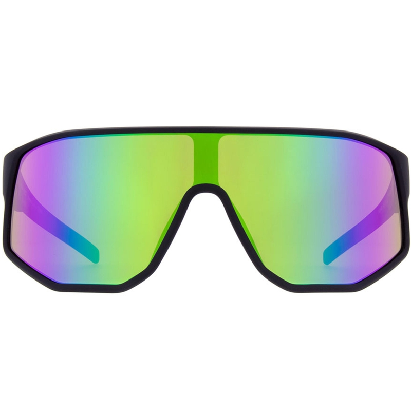Occhiali da sole Red Bull Spect Dash neri con lenti verde-viola