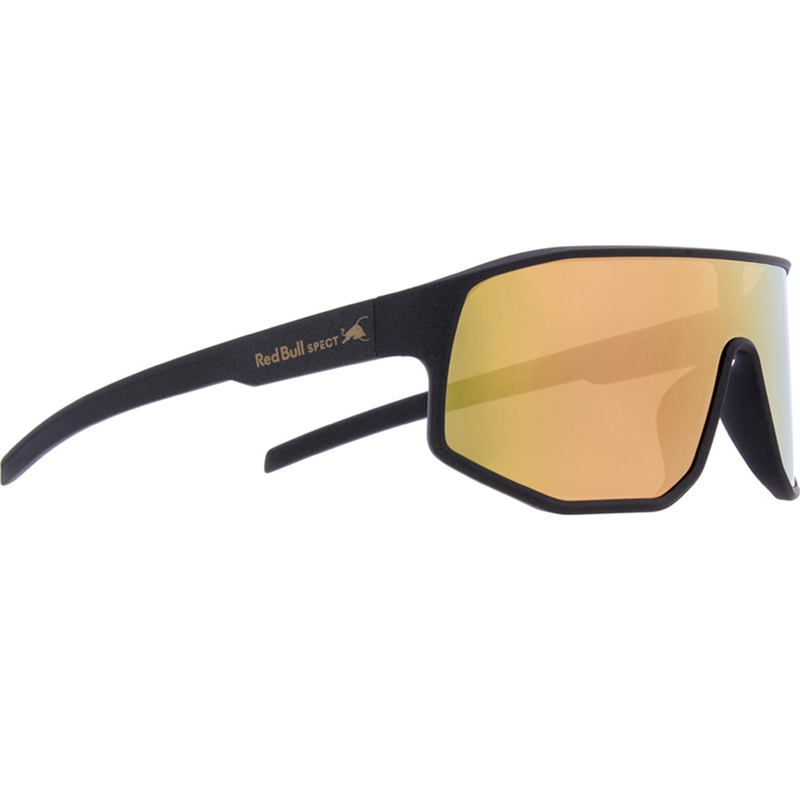 Occhiali da sole Red Bull Spect Dash grigio opaco con lenti verde-oro