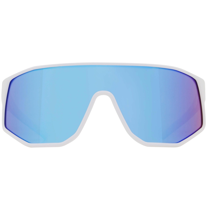 Occhiali da sole Red Bull Spect Dash bianchi con lenti blu