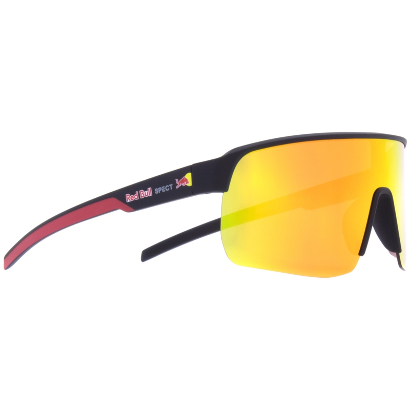 Occhiali da sole Red Bull Spect Dakota neri con lenti arancioni