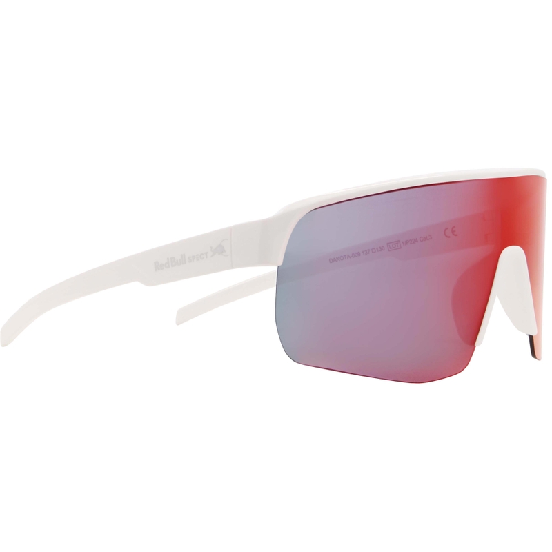 Occhiali da sole Red Bull Spect Dakota bianchi con lenti blu-rosse