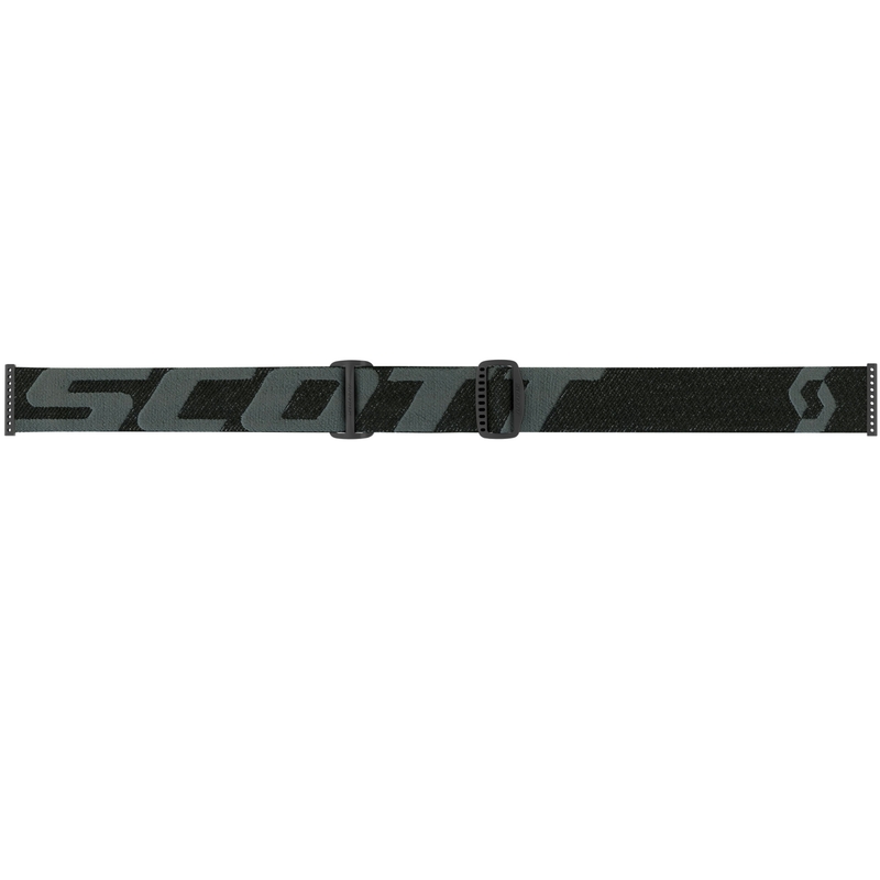 Maschera da motocross SCOTT Fury CH nero-arancione con plexiglass specchiato