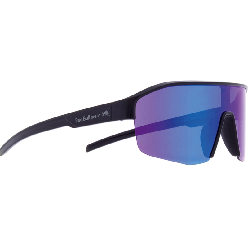 Occhiali da sole Red Bull Spect Dundee neri con lenti blu viola