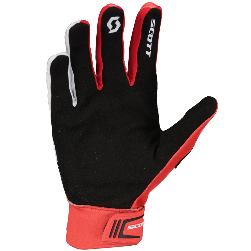 Guanti da motocross SCOTT 450 Prospect rosso-nero