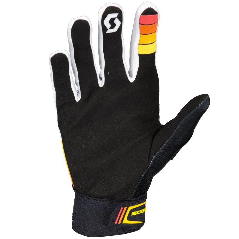 Guanti da motocross SCOTT 450 Prospect arancioni-gialli