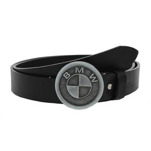 Cintura da moto in pelle con fibbia BMW