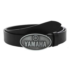 Cintura da moto in pelle con fibbia Yamaha