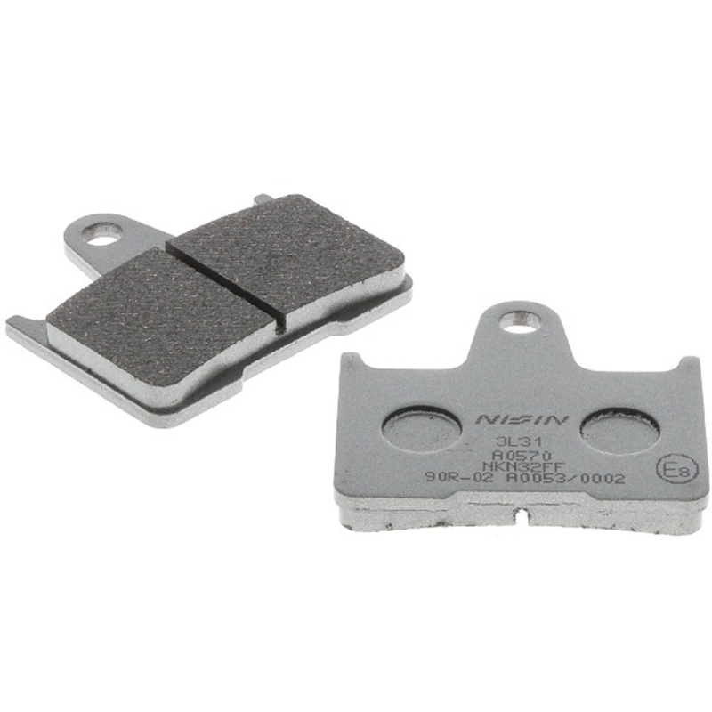 Pastiglie freno NISSIN mescola semimetallica 60x57x8,2 mm 2 pz