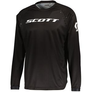Maglia da motocross SCOTT 350 SWAP EVO nera