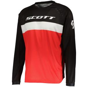 Maglia da motocross SCOTT 350 SWAP EVO rosso-nera
