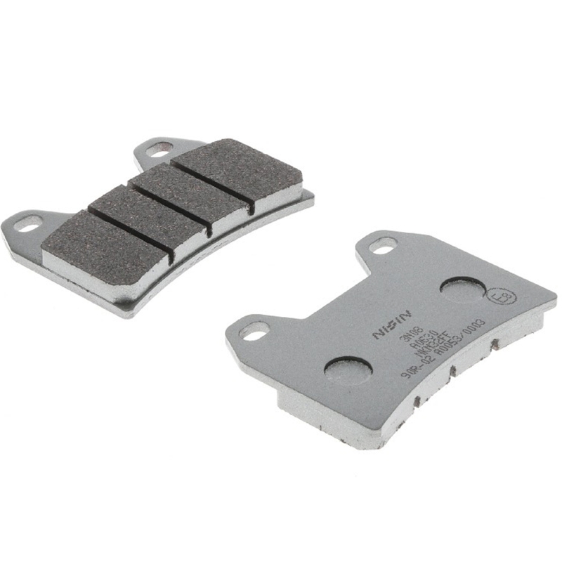 Pastiglie freno NISSIN mescola semimetallica 76x55,5x9 mm 2 pz