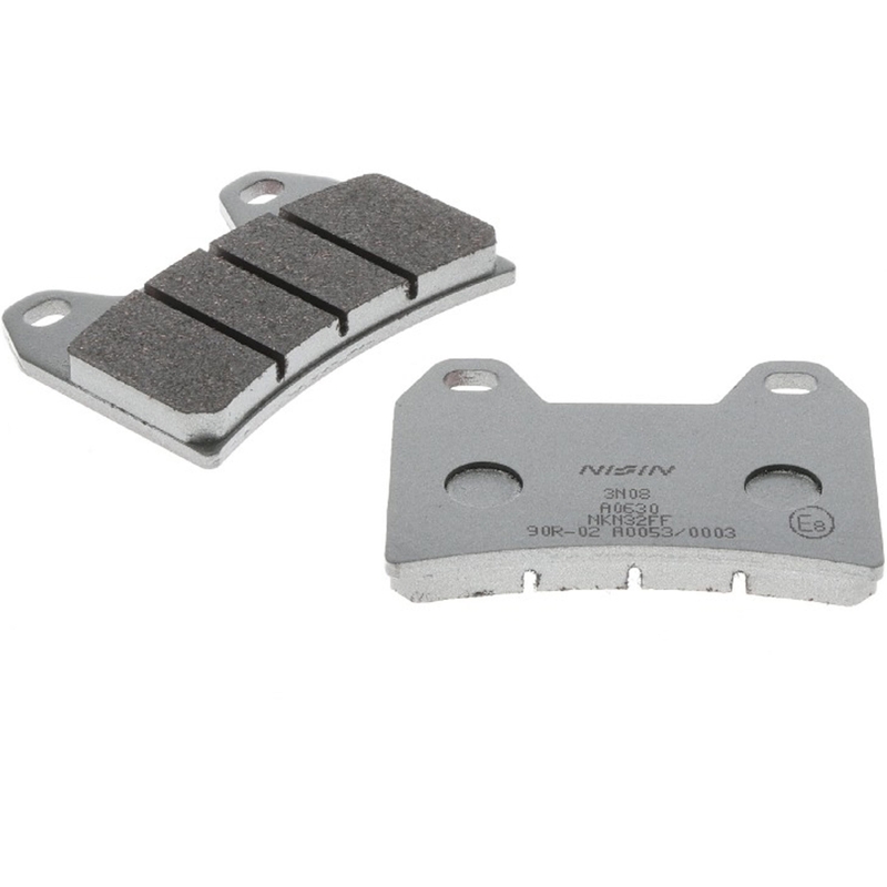 Pastiglie freno NISSIN mescola semimetallica 76x55,5x9 mm 2 pz