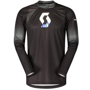 Maglia da motocross SCOTT 450 PODIUM nera-grigia