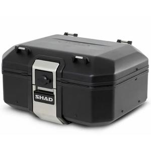 Vrchní hliníkový kufr na motorku SHAD Terra TR37 BLACK EDITION