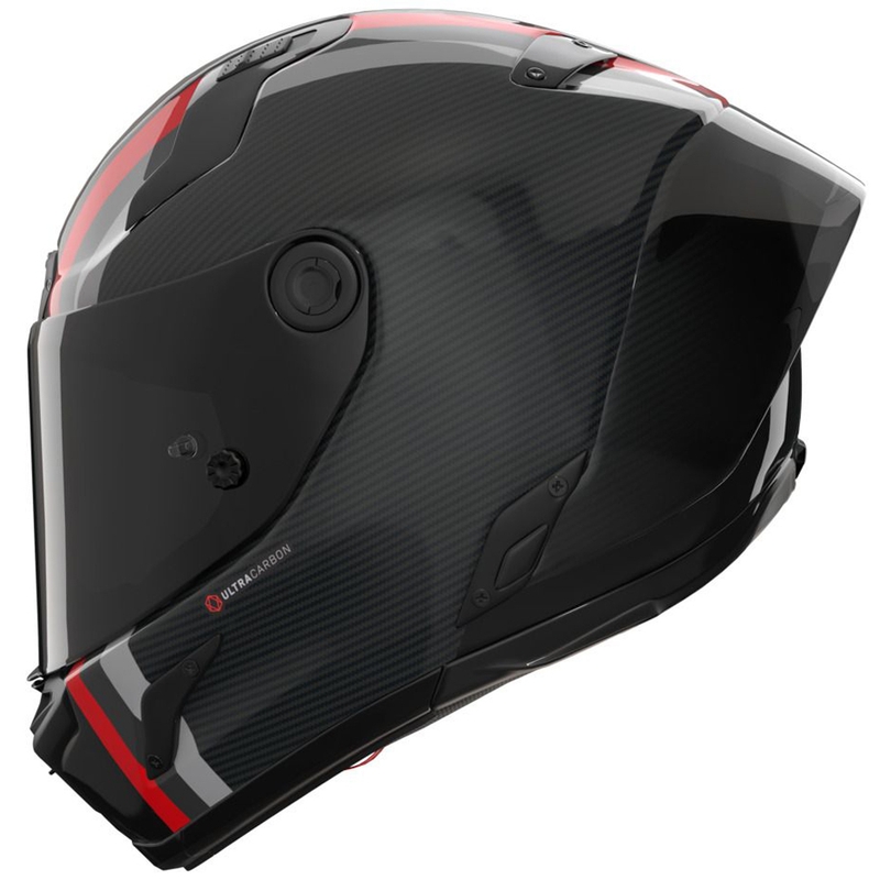 Casco integrale da moto Nolan X-804 RS Ultra Carbon Gemini 364 grigio-nero-rosso-antracite lucido