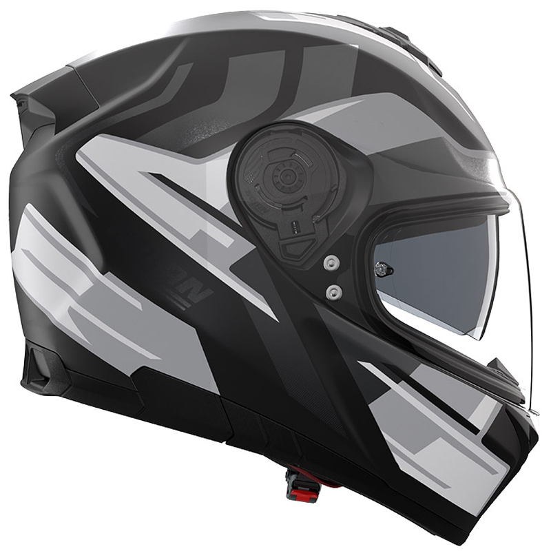 Casco integrale da moto Nolan N80-8 Trittico 359 nero opaco-bianco-antracite