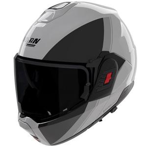 Casco moto apribile Nolan N120-1 Verniciatura Speciale 356 lucido perla-nero-grigio