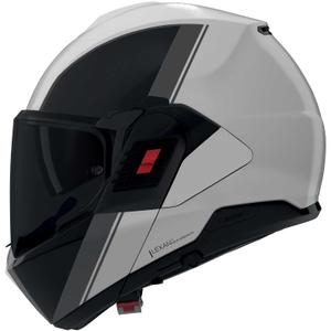 Casco moto apribile Nolan N120-1 Verniciatura Speciale 356 lucido perla-nero-grigio
