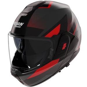 Casco moto apribile Nolan N120-1 Ciclone 364 grigio-nero-rosso