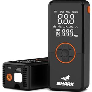 Compressore a batteria con power bank SHARK BP-150 nero