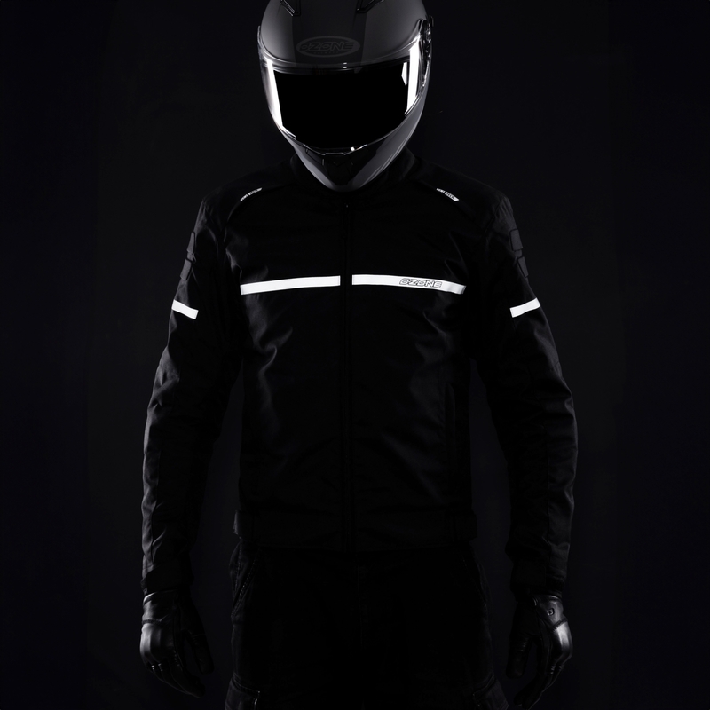 Giacca da moto Ozone Rider nera