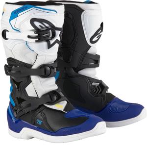 Alpinestars Tech 3S Youth Bianco-Nero-Blu Stivali da moto per bambini