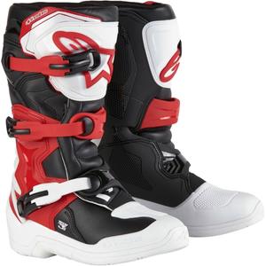 Alpinestars Tech 3S Youth Bianco-Nero-Rosso Stivali da moto per bambini