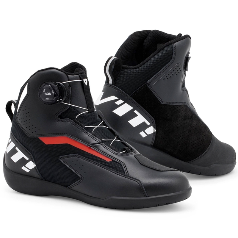 Stivali da moto Revit Jetspeed Pro neri e rossi