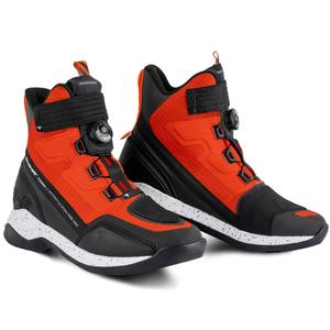 Stivali da moto Shima Takeshi nero-rosso