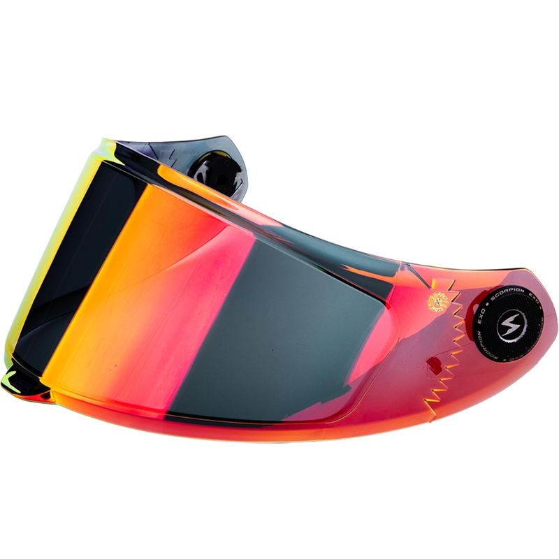 Visiera Scorpion KDS-F-04 per caschi EXO-RACE Air rosso specchiato