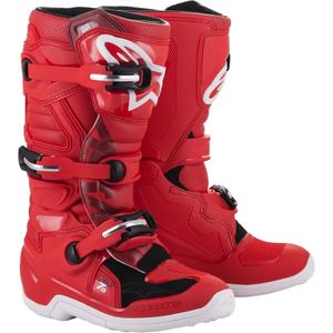 Stivali da moto per bambini Alpinestars Tech 7 S rossi