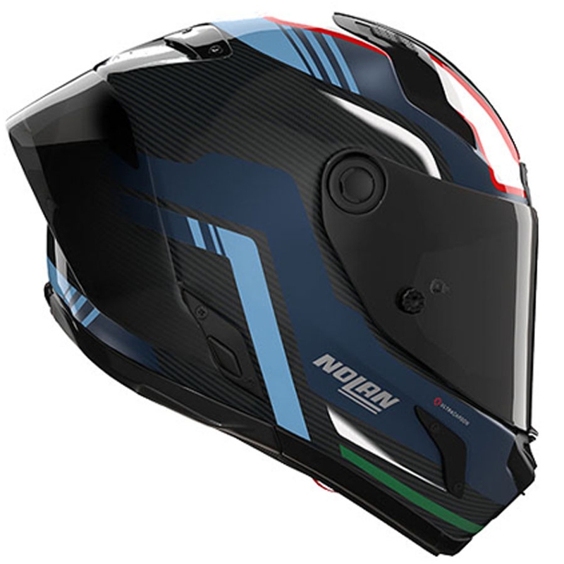 Casco integrale da moto Nolan X-804 RS Piega 366 nero lucido-blu-bianco-rosso
