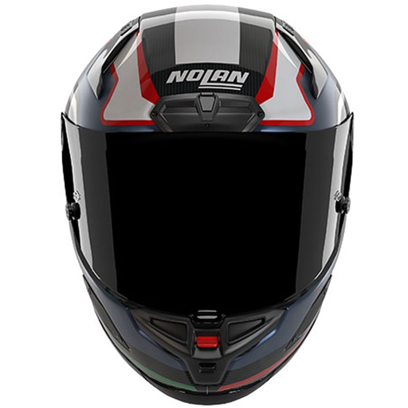 Casco integrale da moto Nolan X-804 RS Piega 366 nero lucido-blu-bianco-rosso