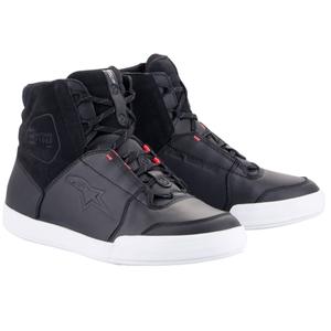 Stivali da moto Alpinestars Donna Stella Chrome Drystar Nero, Bianco e Rosa