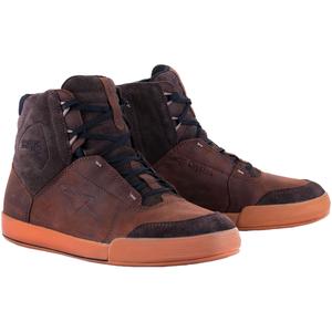 Alpinestars Chrome Crafted Drystar Stivali da moto in gomma marrone