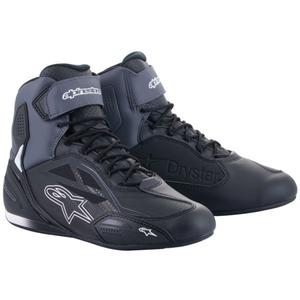Stivali da moto Alpinestars Faster-3 Drystar Nero-Grigio Scuro