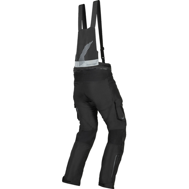 Pantaloncini da moto Ayrton Rally II neri-grigi