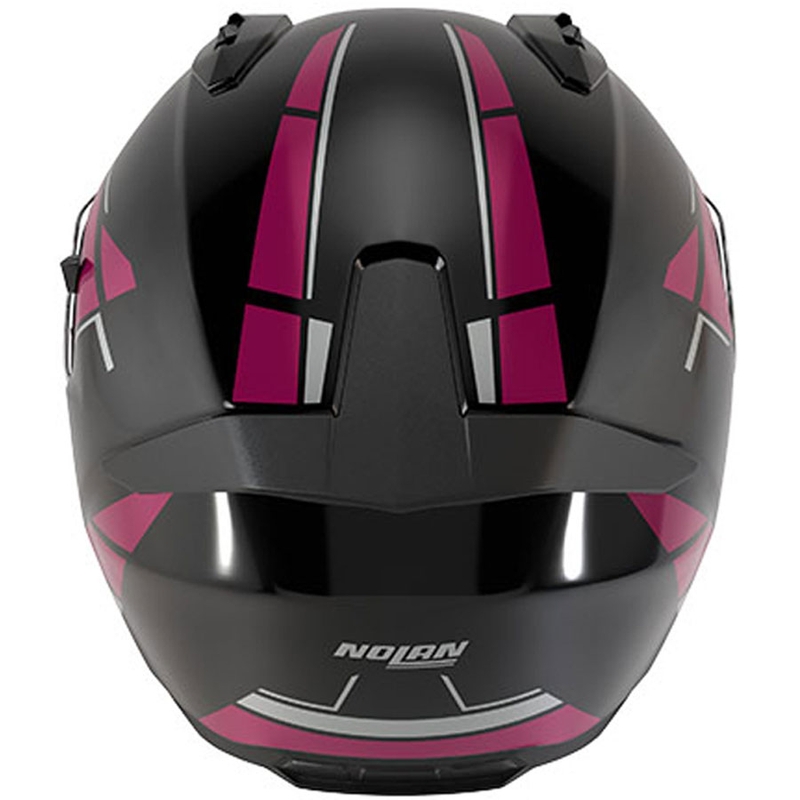 Casco integrale da moto Nolan N60-6 Sincrono 354 nero-rosa