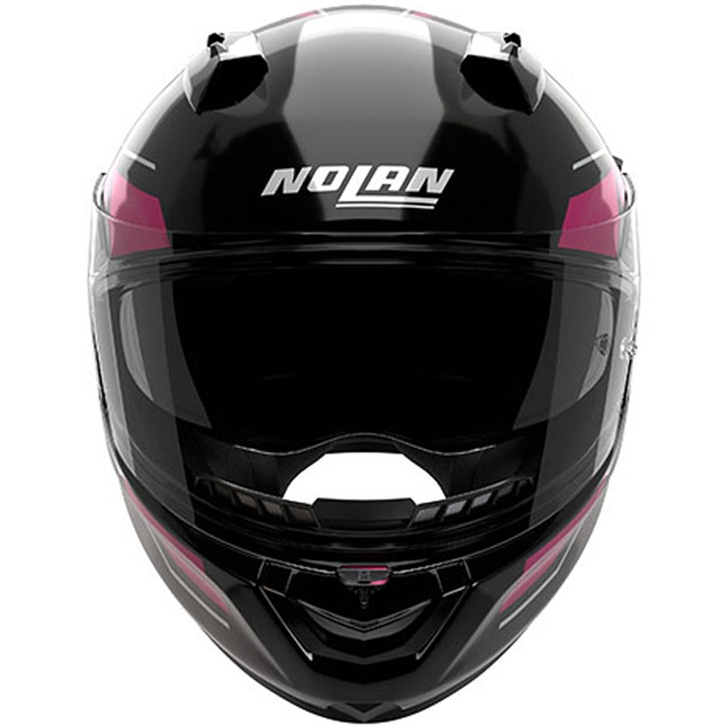 Casco integrale da moto Nolan N60-6 Sincrono 354 nero-rosa