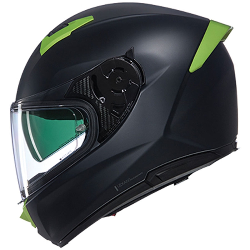 Casco integrale da moto Nolan N60-6 Classico Nobile nero opaco-verde